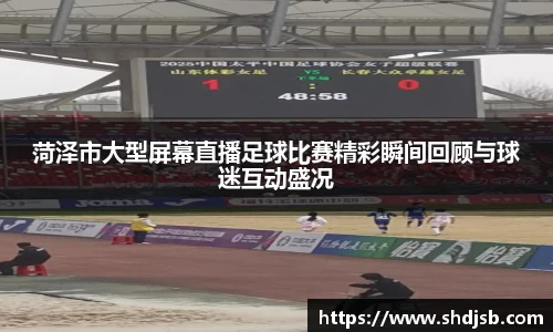 菏泽市大型屏幕直播足球比赛精彩瞬间回顾与球迷互动盛况